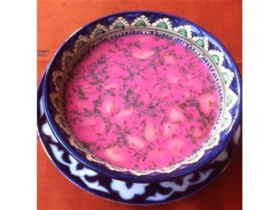 Cold beet soup 