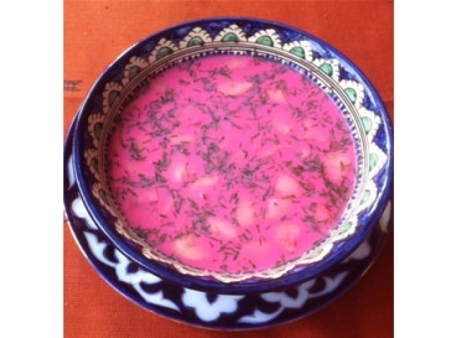 Cold beet soup 